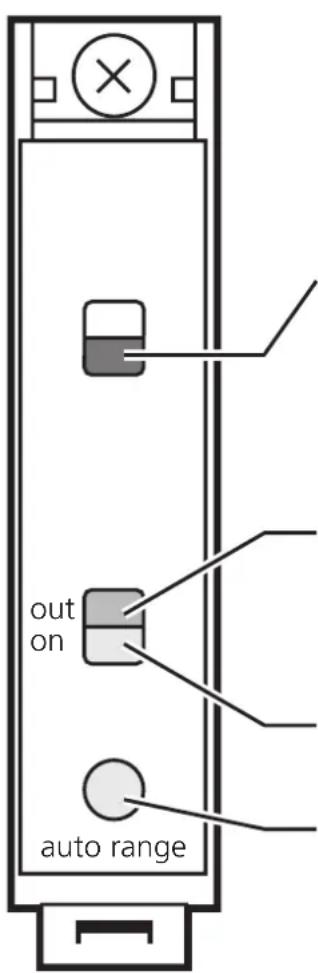 IFM OB5032 - Éléments de service et d'indication - 1