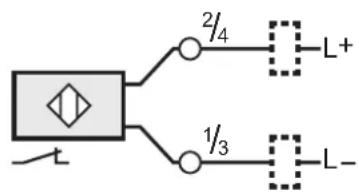 IFM KG5004 - Programmation par raccordement (KGE - DC pnp/npn)4.3.2 - 2