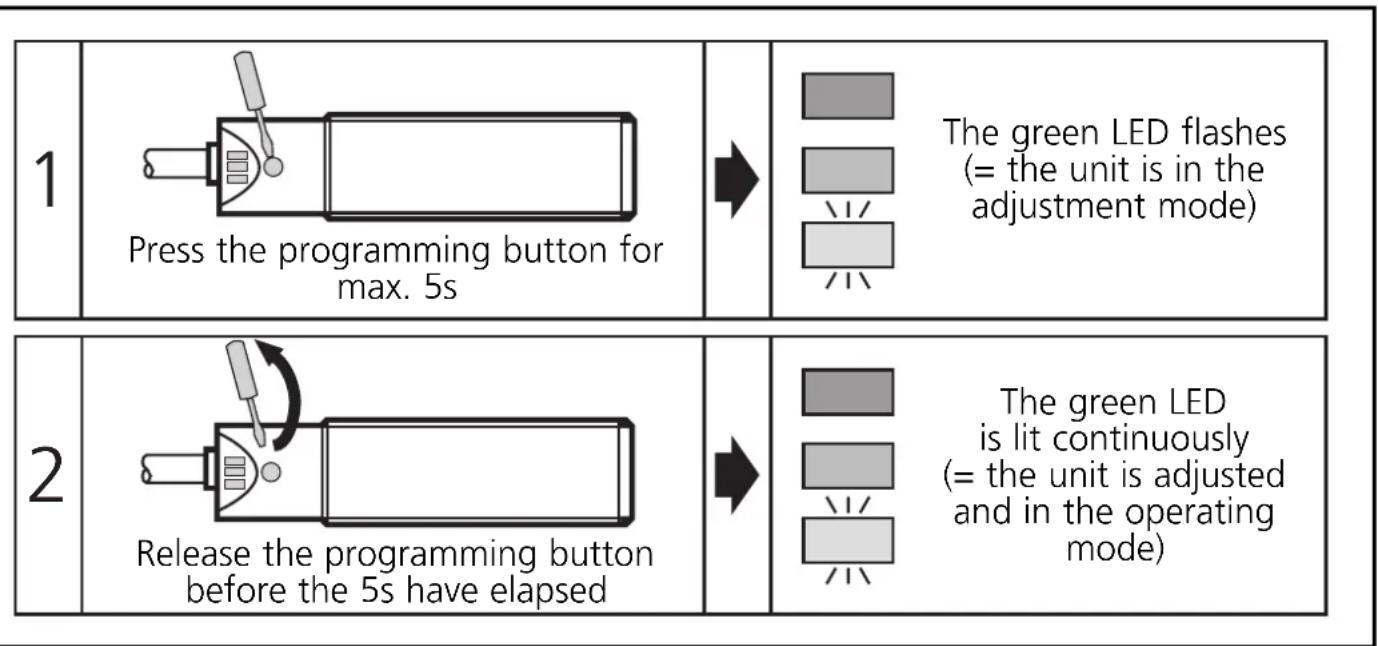 IFM KN5118 - Adjustment mode empty state - 2