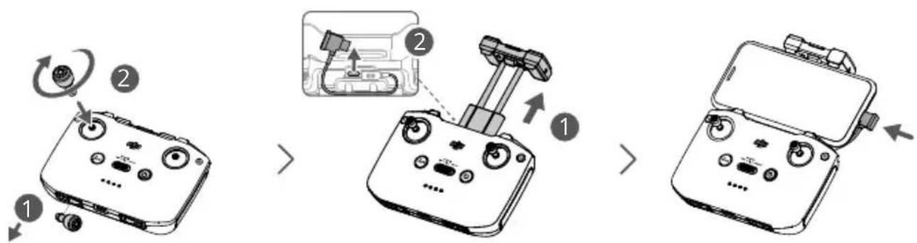 DJI Mavic 3 Classic - Προετοιμασία του τηλεχειριστηρίου - 2