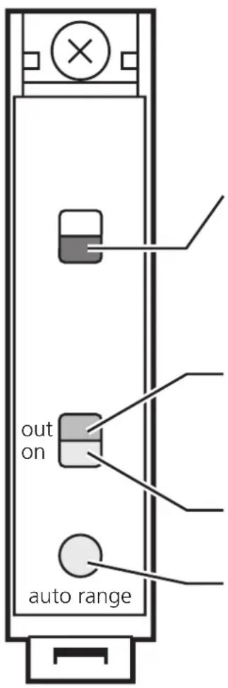 IFM OB5025 - Controls and indicators - 1