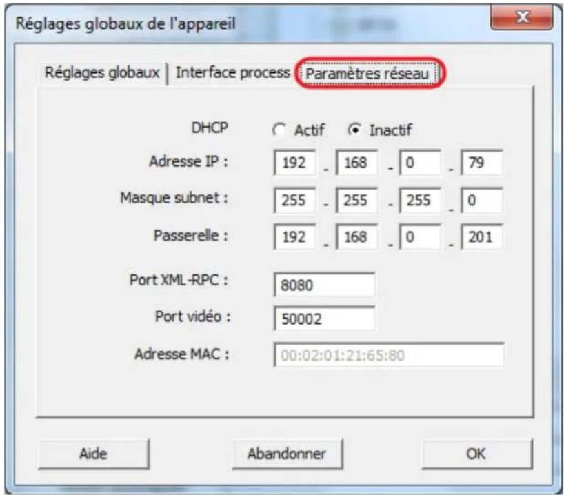 IFM O2I102 - Adapter les réglages globaux de l'appareil - 3
