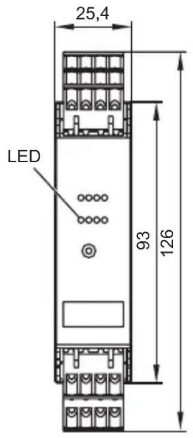 IFM AC3210 - Schéma d'encombrement - 1
