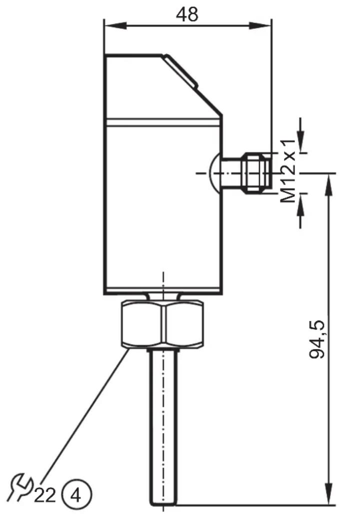 IFM TN2531 - Schéma d'encombrement - 2