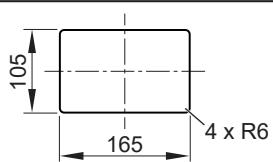 IFM CR1059 - Panel cutout - 1