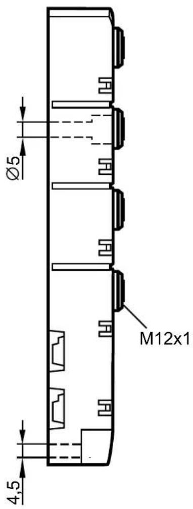 Ø5 M12x1 4,5