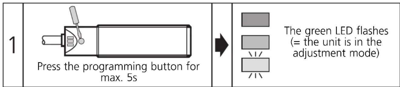 IFM KN5113 - Adjustment mode empty state - 2