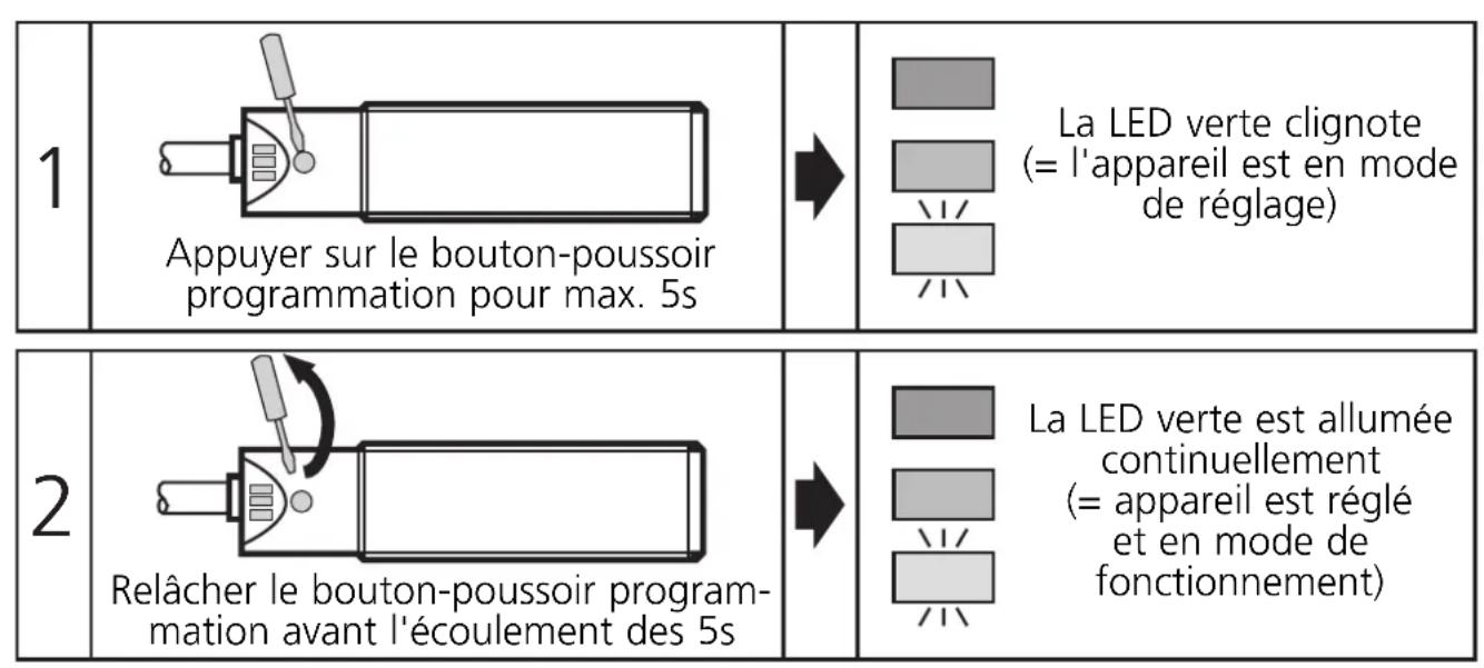 IFM KN5113 - Mode de réglage vide - 2