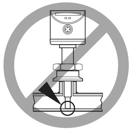 IFM SI6000 - Nicht erlaubte Einbaulage - 1