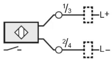 IFM KB5202 - Programmation par raccordement (KGE - DC pnp/npn)4.3.2 - 1