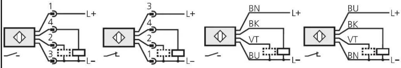 IFM OB5012 - Anschlußschema / Wiring / Schéma de branchement - 1