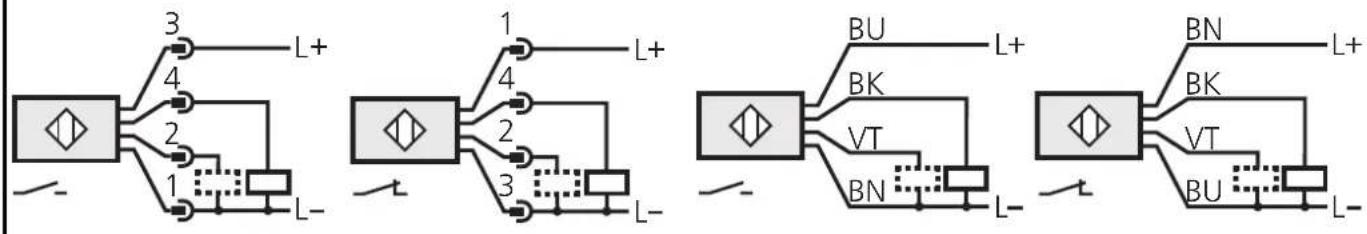 IFM OB5012 - Anschlußschema / Wiring / Schéma de branchement - 2
