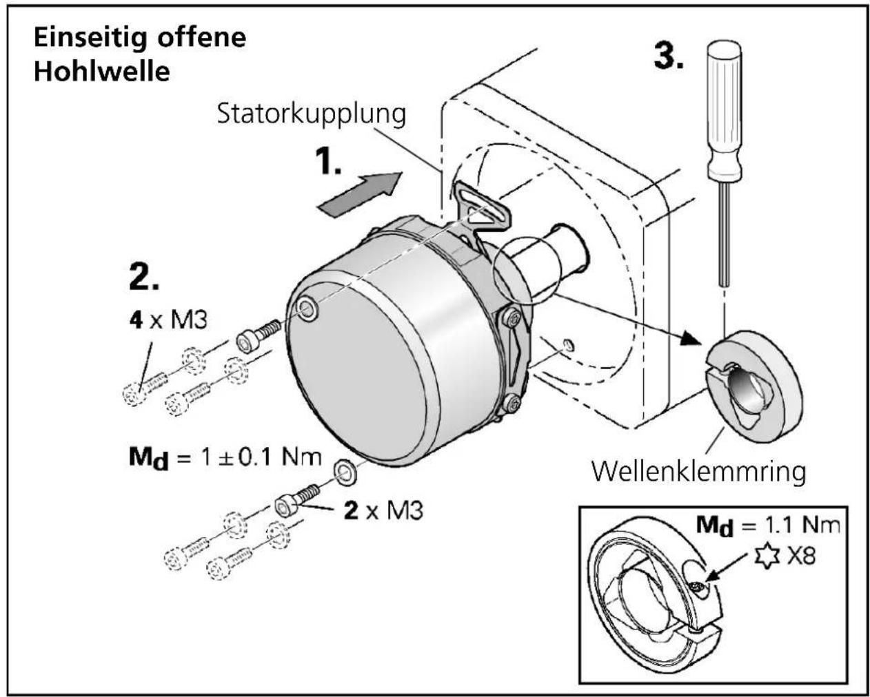 IFM RO6339 - Durchgehende Hohlwelle - 2