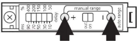 IFM OB5027 - Manual setting of the switching threshold (2) - 1