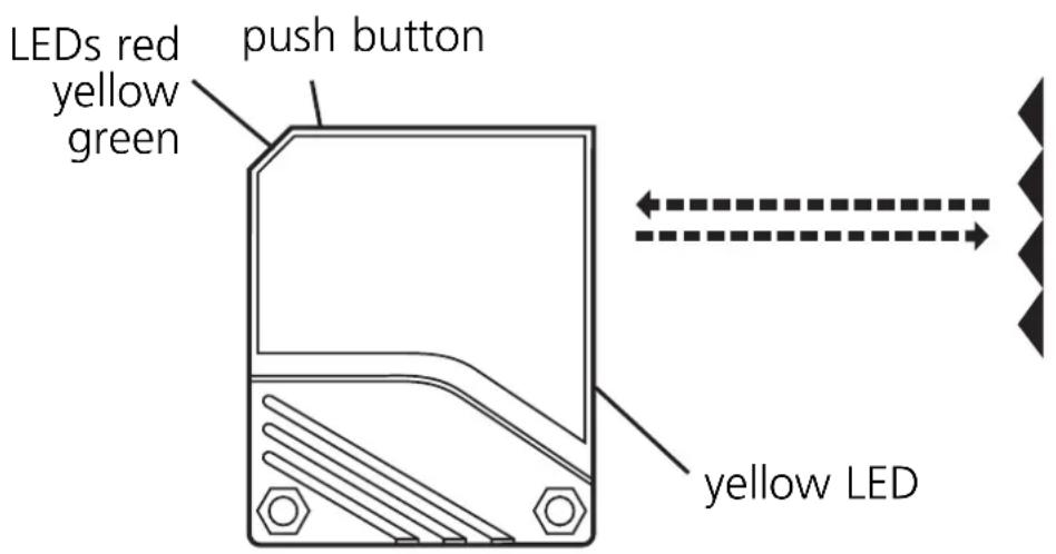 LEDs red yellow green push button yellow LED