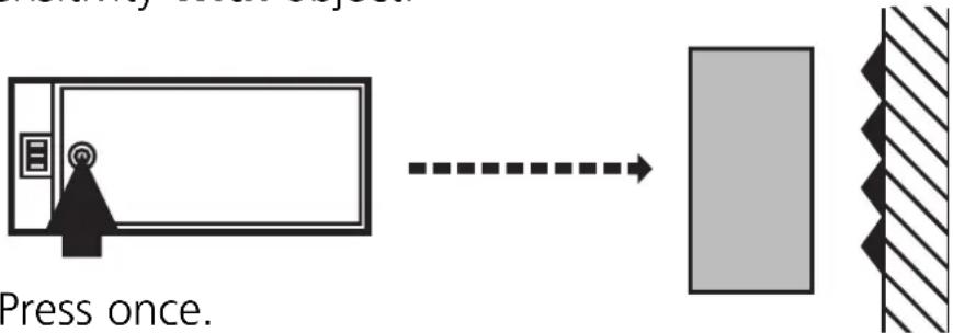 IFM OL5022 - Setting of the sensitivity with stationary objects - 3