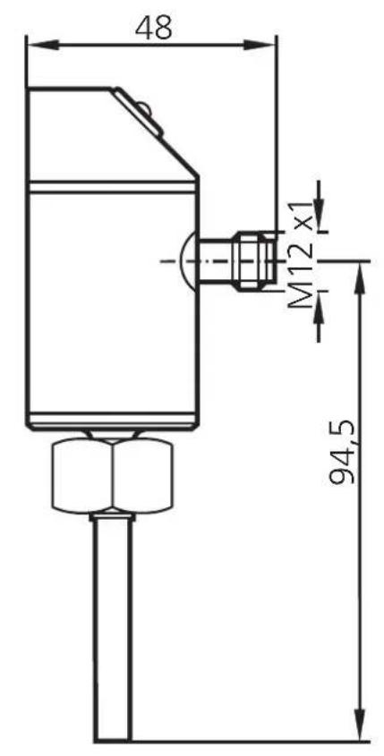 IFM TN2530 - Maßzeichnung / Scale drawing / Dimensions - 2