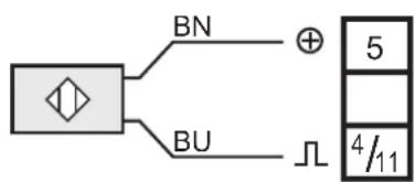 IFM DD2605 - Raccordement des capteurs (IN1, 2) - 5