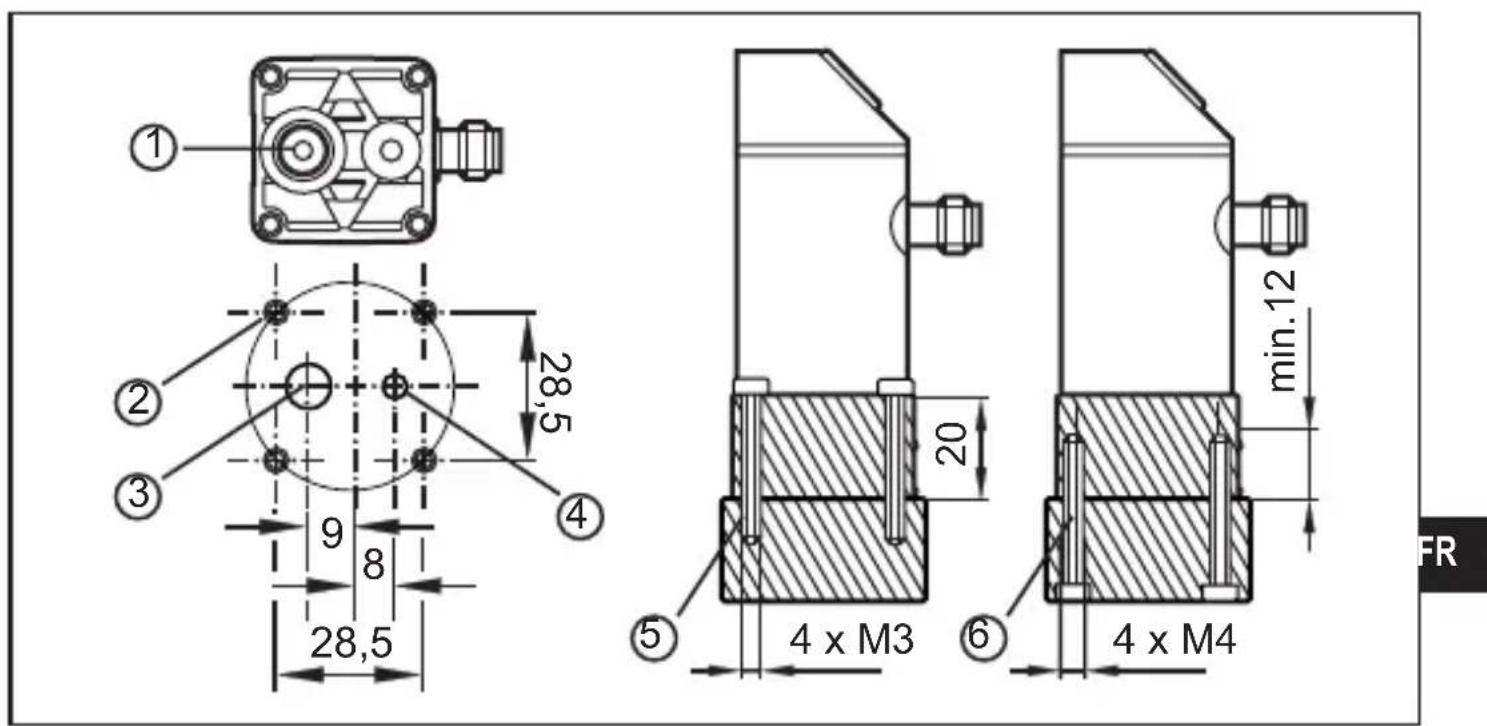 IFM PN7834 - Montage sur embase - 1