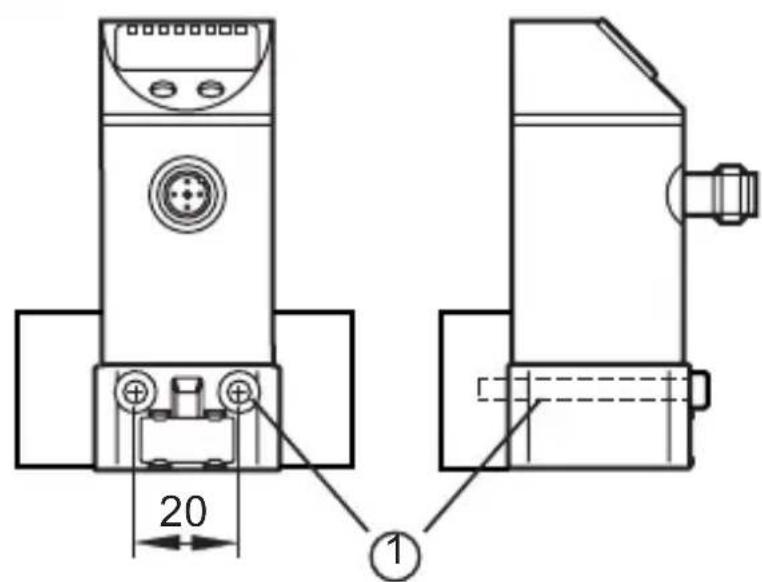 IFM PN7834 - Fixation par l'arrière - 1