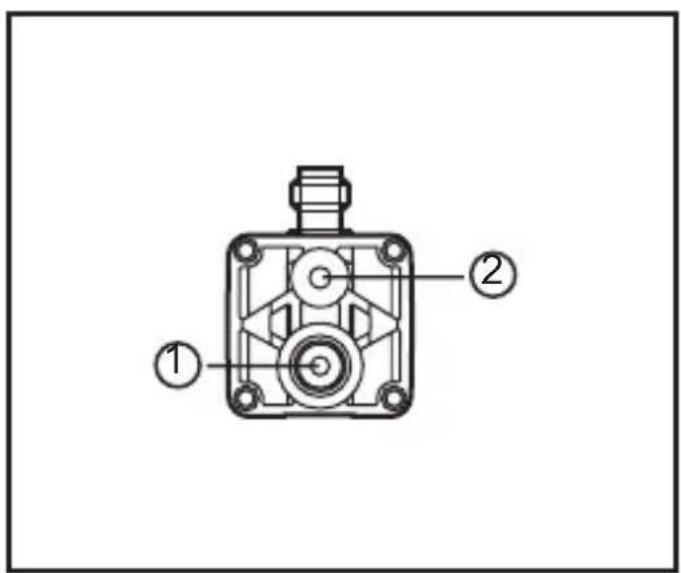 IFM PN7834 - Raccords pression pour la mesure de la pression différentielle - 1