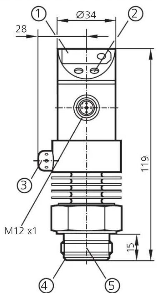 IFM PI7057 - Dimensions - 1