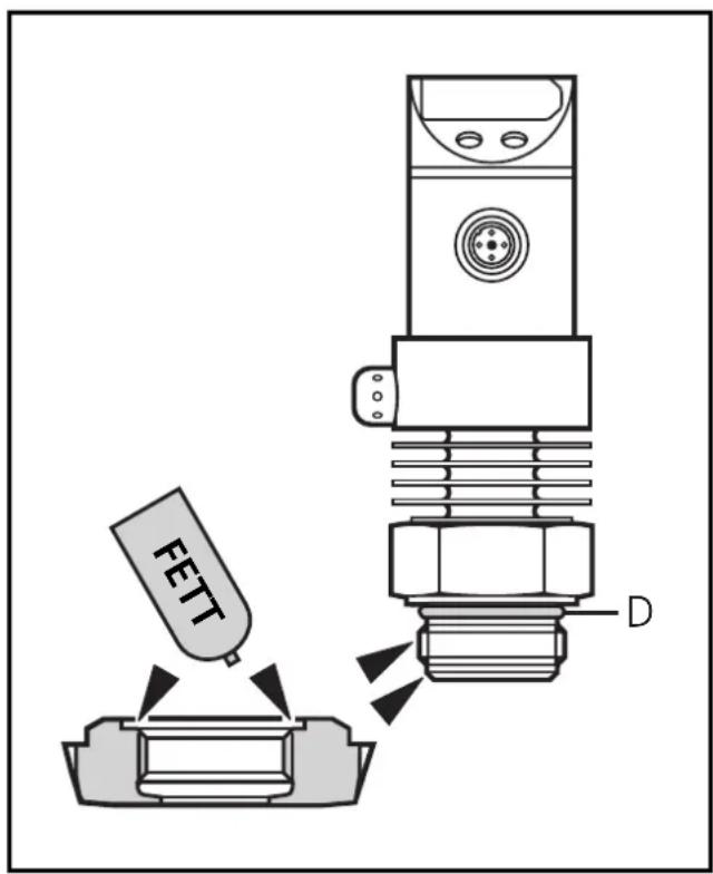 IFM PI7057 - Einschweiβadapter: - 1