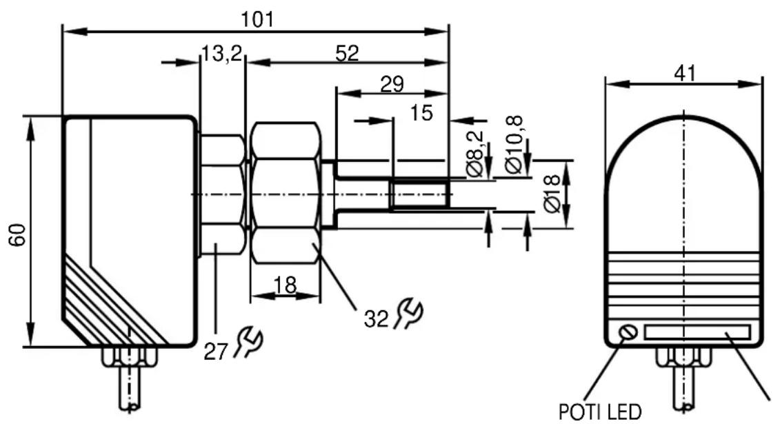 IFM ST0512 - Dimensions - 1