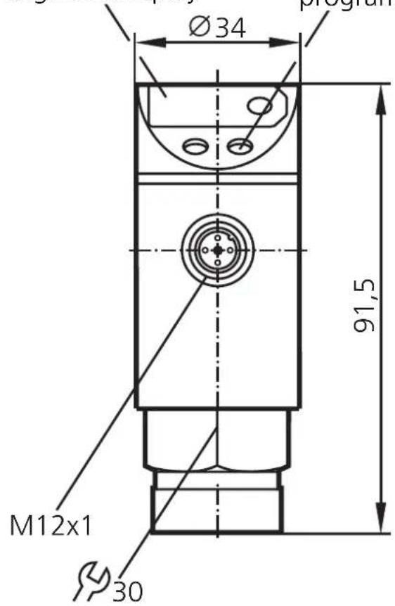 M12x1 Ø34 91,5 30