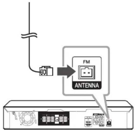 LG LHD657M - Raccordement de l'antenne - 1