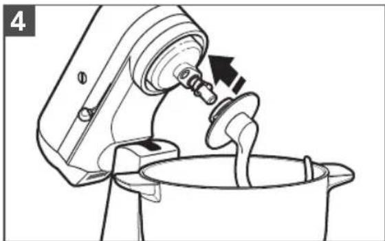KITCHENAID 5KSM2CB5BGS - Antes da primeira'utilisation - 4