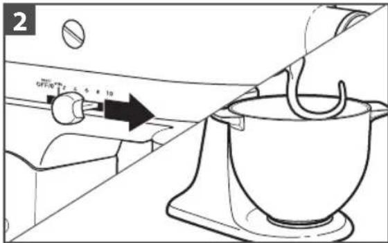 KITCHENAID 5KSM2CB5BGS - ИСПОЛьЗOBAHNE ПИБОРА - 2