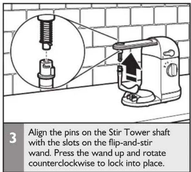 KITCHENAID KST4054 - Attaching the Stir Tower to the Multi-Cooker (sold separately) - 3