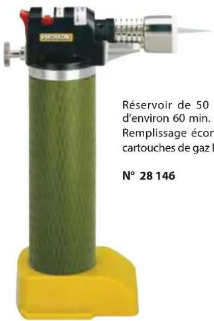 PROXXON DS 460 - Pour le soudage, dessoudage, brasage, rechauffage, marquage à la flamme et étamage. - 1