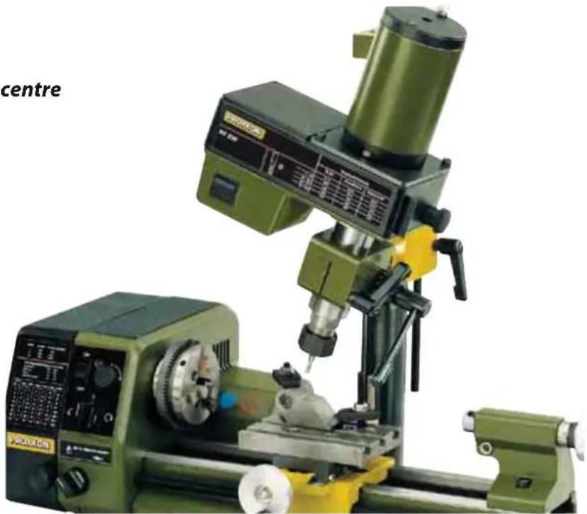 PROXXON DS 460 - Pour transformer votre tour PD 230/e en un centre d'usinage complet. - 1