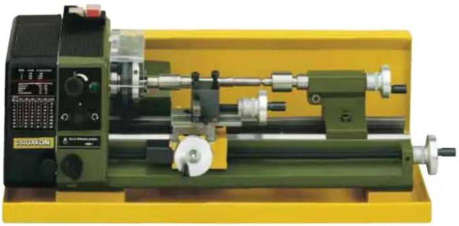 PROXXON DS 460 - Bac de récapitulation de copeaux avec protection contre les projections pour tour PD 230/E - 1