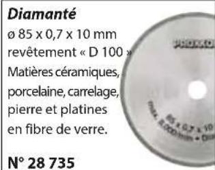 PROXXON DS 460 - Caractéristiques techniques: - 6