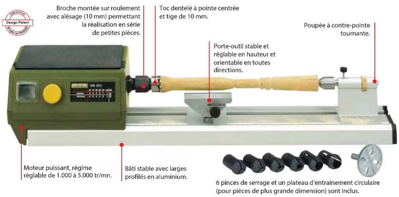 PROXXON DS 460 - Données techniques: - 1