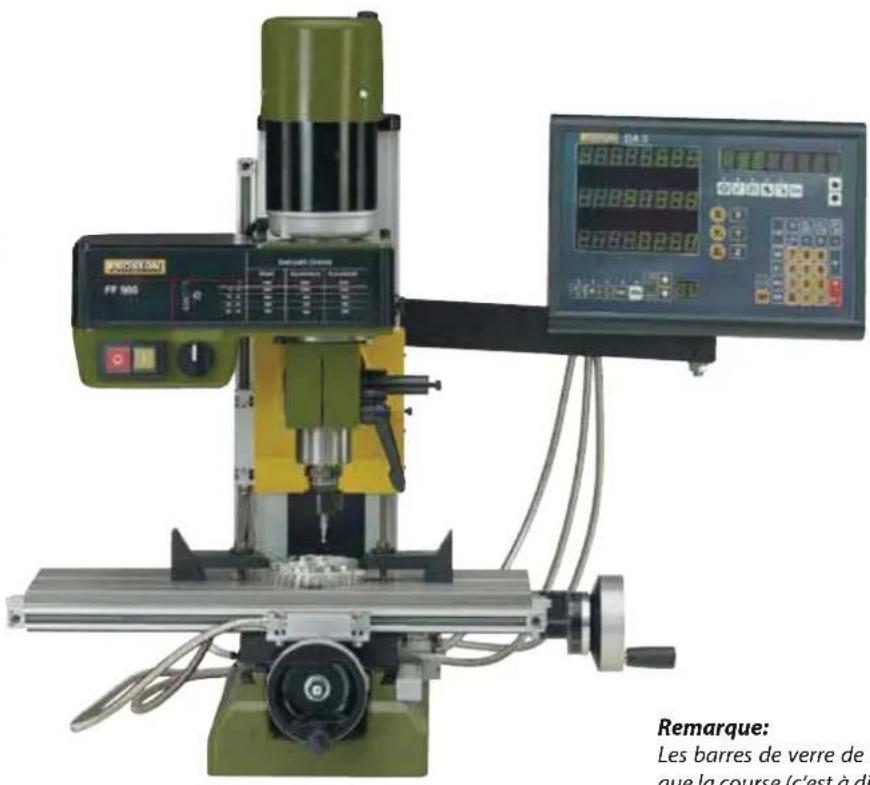 PROXXON DS 460 - Réglage fin pour fraisage - 1