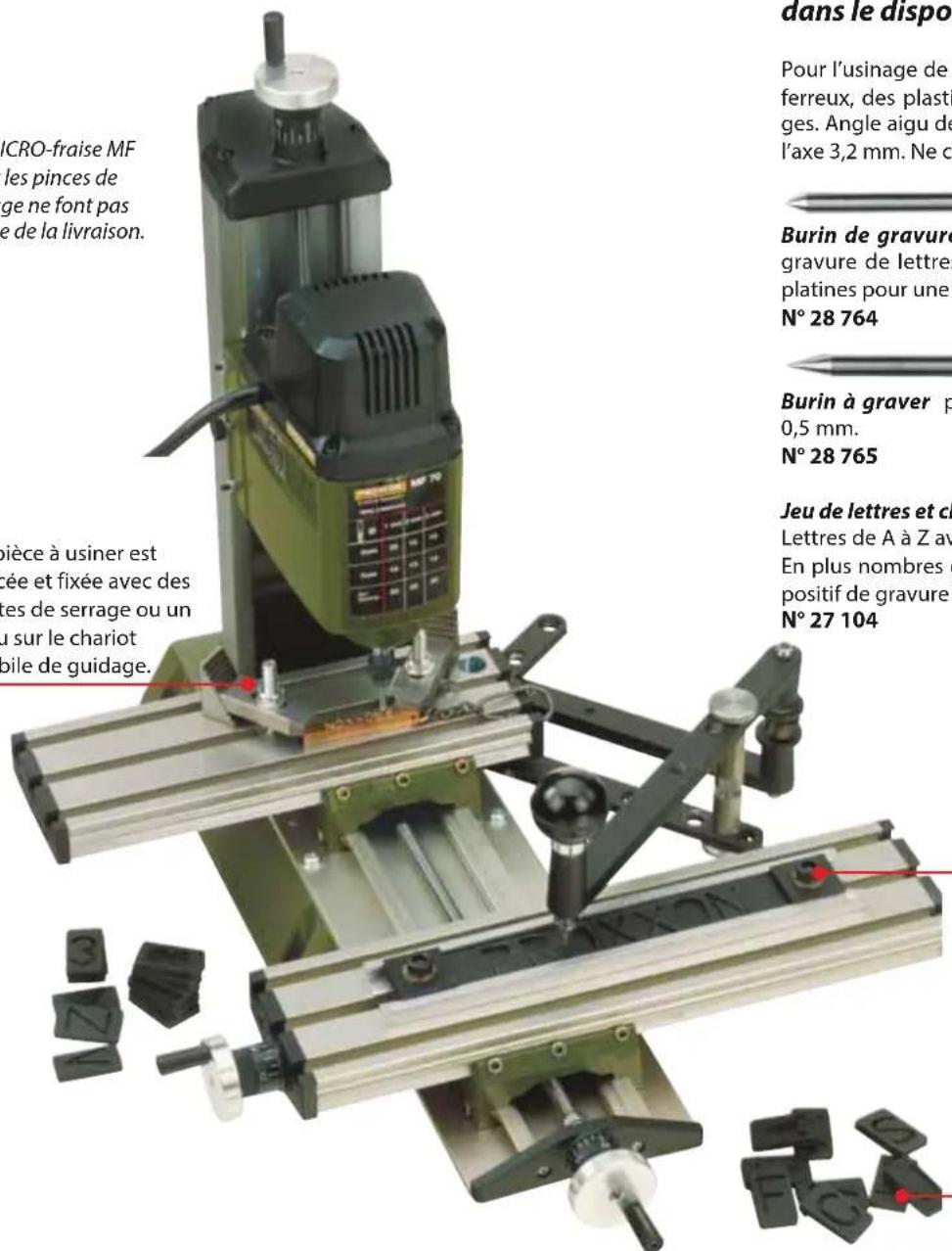 PROXXON DS 460 - Dispositif de gravure GE 70 - 2