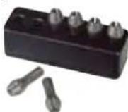 PROXXON DS 460 - Tête de transmission en fonte d'aluminium avec col effilé de 100 mm (diamètre 20 mm, compatible avec les supports micromot) - 1