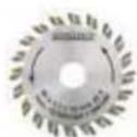 PROXXON DS 460 - Lames de scie circulaire revêtues de métal renforcé. - 2