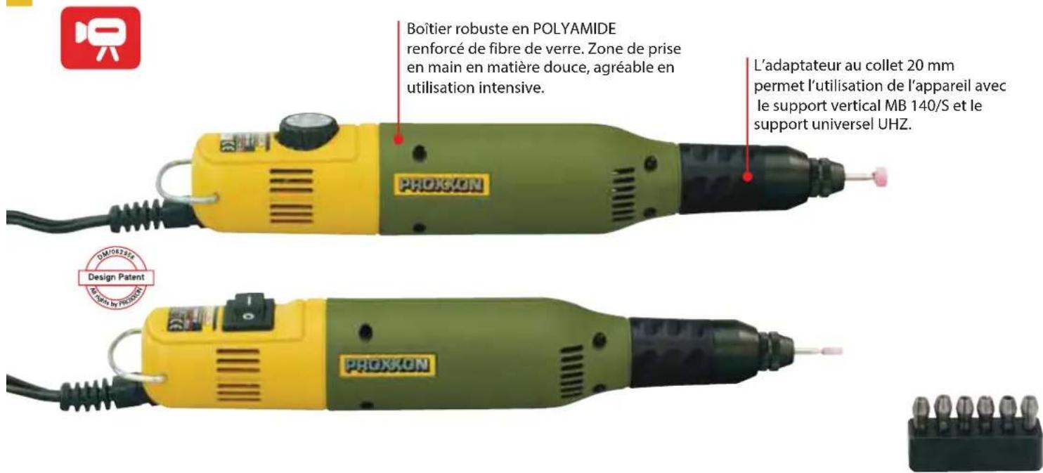 PROXXON DS 460 - Micromot 50 et 50/E - 2