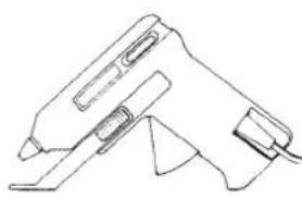 PROXXON DS 460 - Pistolet à colle MICROMOT HKP 220 - 1