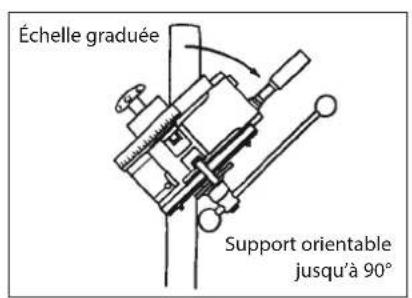 PROXXON DS 460 - Support de perçage et de fraisage BFB 2000. pour perceuses standard à col de 43 mm. - 2