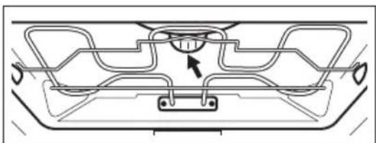 AEG BPE535260M - Top lamp - 1