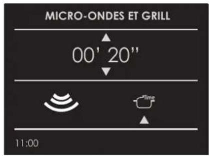 MICRO-ONDES ET GRILL 00' 20" 11:00