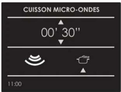 CUISSON MICRO-ONDES 00' 30'' 11:00