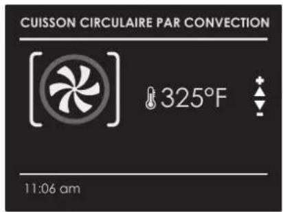 CUISSON CIRCULAIRE PAR CONVECTION 325°F 11:06 am