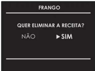 FRANGO QUER ELIMINAR A RECEITA? NÃO ▶SIM